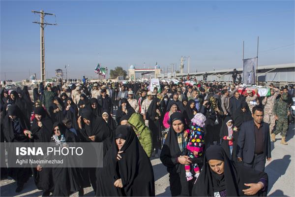 استقبال از ۲۸ شهید تازه تفحص شده دوران دفاع مقدس - مرز شلمچه 10