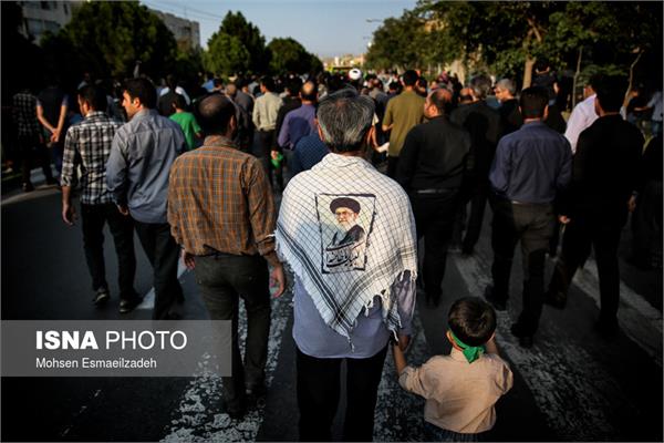 تشییع دو شهید گمنام در پارک نیلوفرآبی مشهد 7