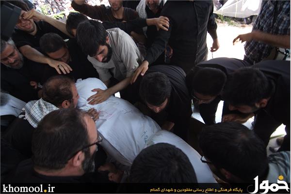 تشییع و خاکسپاری 2شهید گمنام در دانشگاه علامه طباطبایی