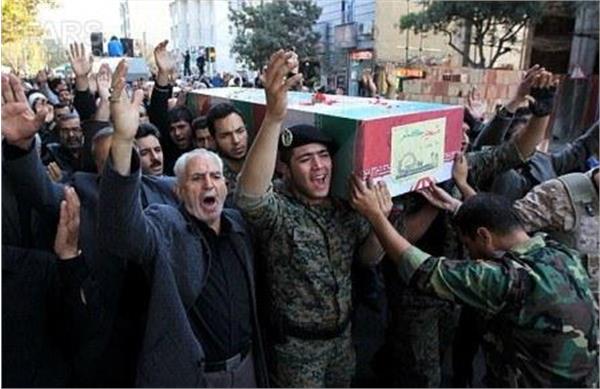 تشییع و خاکسپاری دو شهید گمنام در دانشکده فنی دختران ولی عصر(عج)