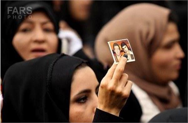 مراسم تشیییع پیکر دو شهید گمنام در شهر قدس