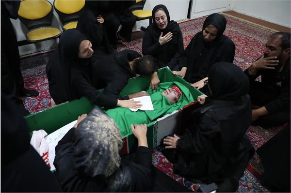 وداع با پیکر مطهر شهید مدافع امنیت سید روح اله عجمیان