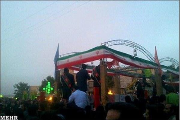 مراسم تشییع 96شهید دوان دفاع مقدس در شهر های پلدختر و خرم آباد