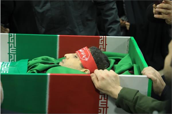 وداع با پیکر مطهر شهید القدس سعید علیدادی - 14 بهمن 1402