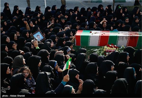 مراسم تشییع پیکر دو شهید گمنام در فردیس کرج 19