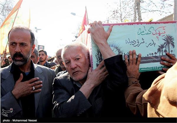 تشییع و تدفین پیکر های سه شهید گمنام در گرگان 19