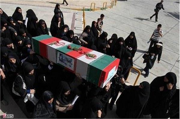 تشییع 96شهید دوران دفاع مقدس در مرقد امام خمینی(ره)