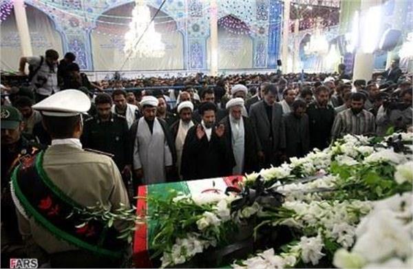 تشییع 96شهید دوران دفاع مقدس در مرقد امام خمینی(ره)