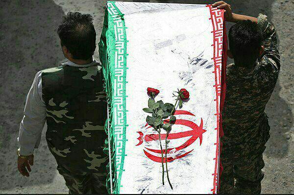 ورود پیکر مطهر ۵۵ شهید دفاع مقدس - شلمچه 5