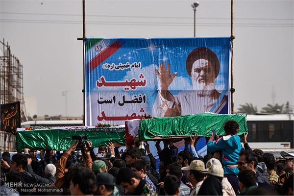 بازگشت پیکرهای ۶۸ شهید دوران دفاع مقدس به کشور 19