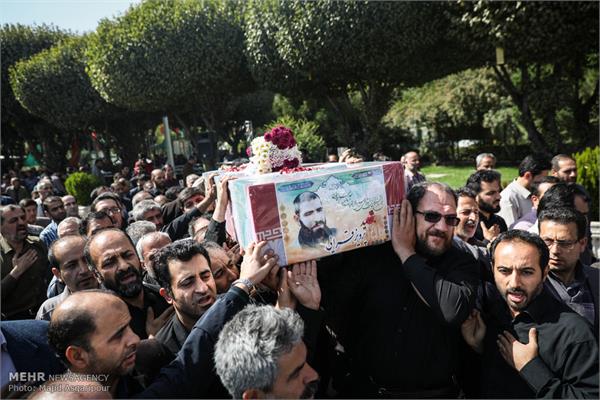 تشییع شهید پرویز قرایی 4