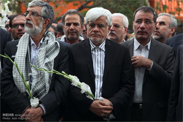 مراسم وداع با شهدای غواص و خط شکن در دانشگاه تهران 18