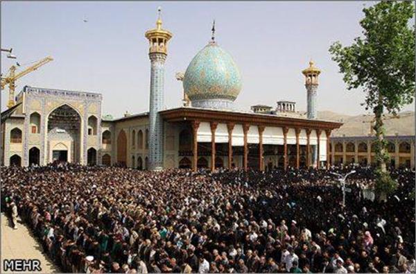 تشییع و خاکسپاری شهدای گمنام در دانشگاه گلستان