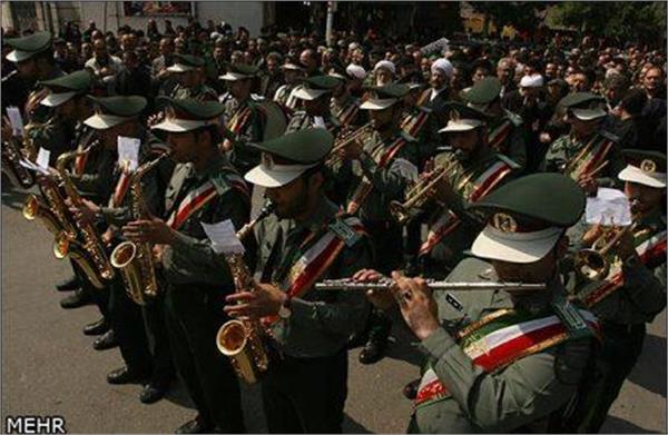 تشییع و خاکسپاری شهدای گمنام در شهرک کیانشهر تهران