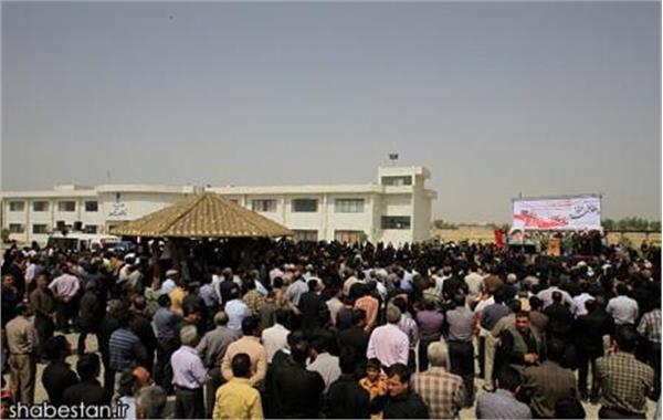 تشییع و خاکسپاری شهدای گمنام در دانشگاه جیرفت