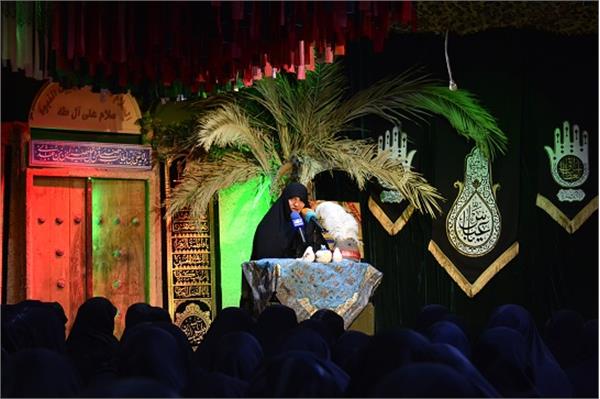 مراسم مرثیه حضرت رباب در معراج شهدا برگزار گردید 5