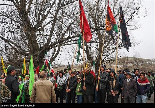 تشییع پیکر شهید دفاع مقدس الماس بیرامی - اردبیل 9