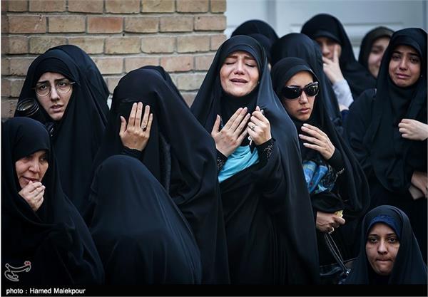 تشییع دو شهید گمنام در حوزه ی  هنری 8