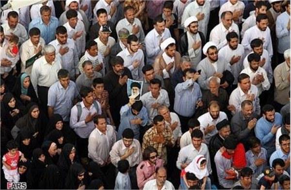 تشییع شهدای دوران دفاع مقدس در شهر قم