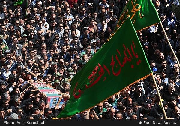 تشییع پیکر مطهر شهید غواص سیدجلیل میری‌ورکی 5