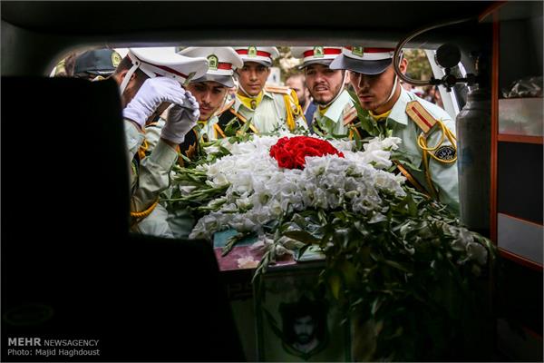 تشییع پیکر سه شهید تازه تفحص شده نیروی انتظامی 37