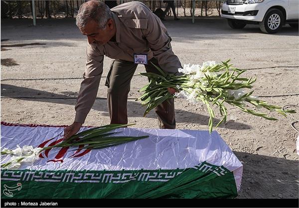 مراسم استقبال از ۷۸ شهید دوران دفاع مقدس در مرز شلمچه 21