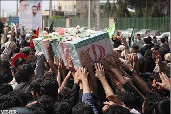 تشییع پیکر شهدای گمنام در اهواز