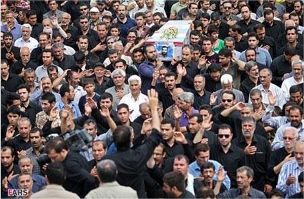 مراسم تشییع پیکر مطهر شهید قدرت الله سرلک