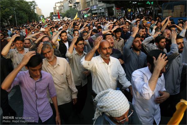 آئین تشییع 270 شهید دفاع مقدس در تهران 23