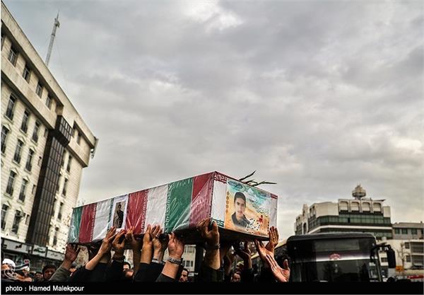 مراسم تشییع پیکر شهید محمدسعید محققی 1