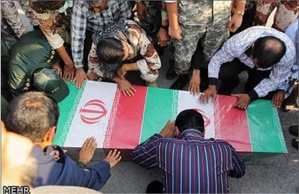 استقبال از دو شهید گمنام در بندر عباس