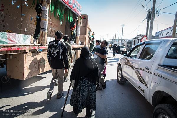 تشییع پیکر شهدای گمنام هشت سال دفاع مقدس در لامرد 23