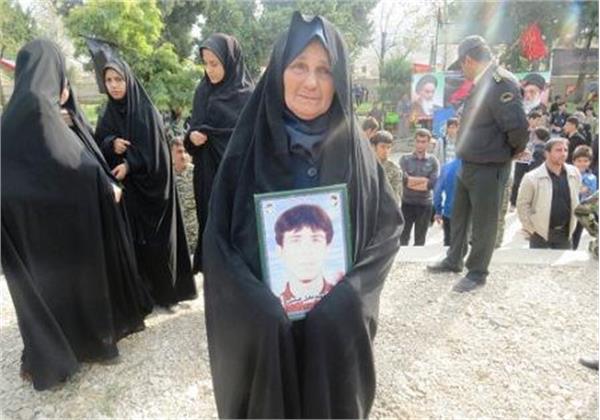 مراسم تشییع شهدای گمنام در گالیکش