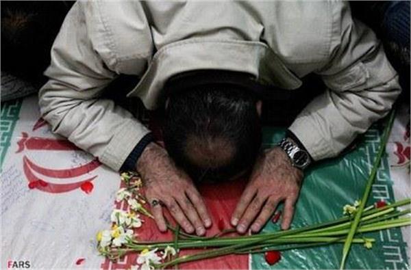 تشییع شهدای گمنام در ستاد نیروی هوایی سپاه