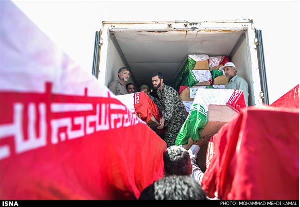 ورود 270 شهید دوران دفاع مقدس از طریق مرز شلمچه 18