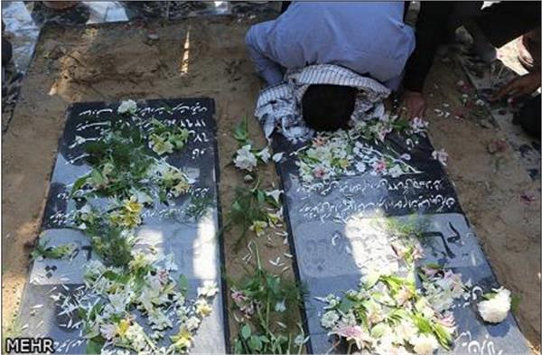 تشییع و تدفین شهدای گمنام در بندر عباس