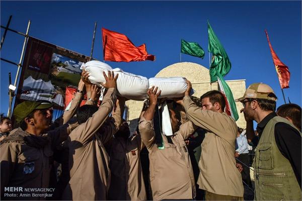 تشییع پیکر شهید گمنام در پارک کوهستانی دراک شیراز 23