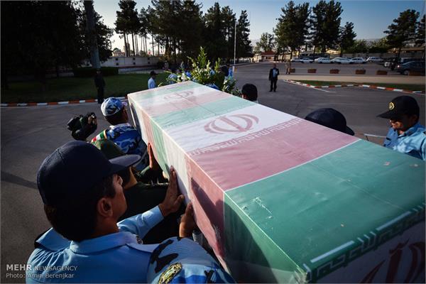 آئین استقبال از پیکر 4 شهید گمنام در شیراز 2