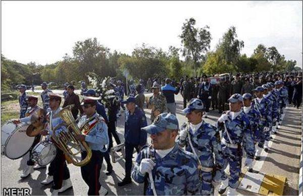 تشییع شهید گمنام در بندر عباس