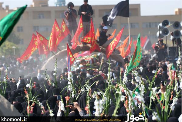 تشییع و خاکسپاری شهدای گمنام دانشگاه شاهد-12/7/89
