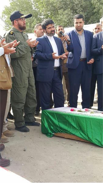 ورود پیکر مطهر ۵۵ شهید دفاع مقدس - شلمچه 21