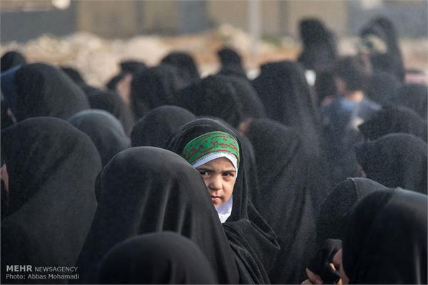 مراسم تشییع و تدفین دو شهید گمنام در لامرد 8