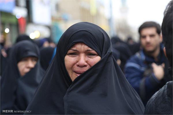 مراسم تشییع ۵ شهید گمنام و ۳ شهید مدافع حرم در قم 7