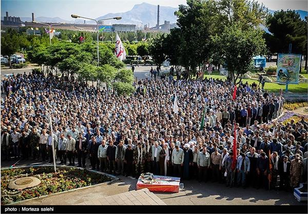 تشییع شهدای گمنام در ذوب آهن اصفهان 5