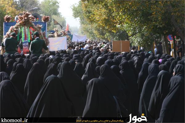 تشییع و خاکسپاری شهدای گمنام دانشگاه آزاد اسلامی اردبیل