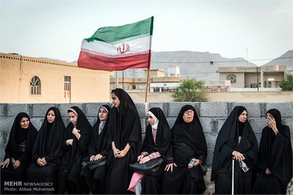 تشییع و خاک سپاری پیکر مطهر دو شهید گمنام در شهرستان لامرد 18