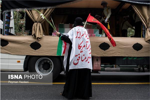 تشییع پیکر ۵۴ شهید نیروی انتظامی 1