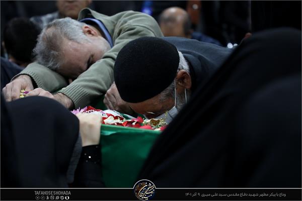 گزارش تصویری وداع با شهید دفاع مقدس سید علی میری 9 آذر 1401 3