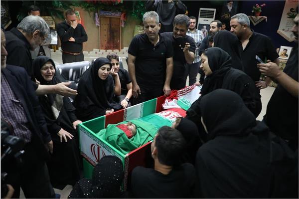 وداع با پیکر مطهر پاسدار شهید علی رشیدی - 15 خرداد 2