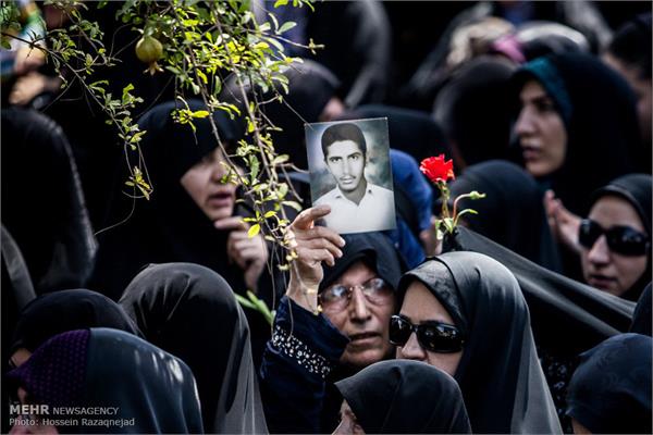 آئین تشییع و تدفین پیکر مطهر شهید غواص در نازی آباد تهران 13